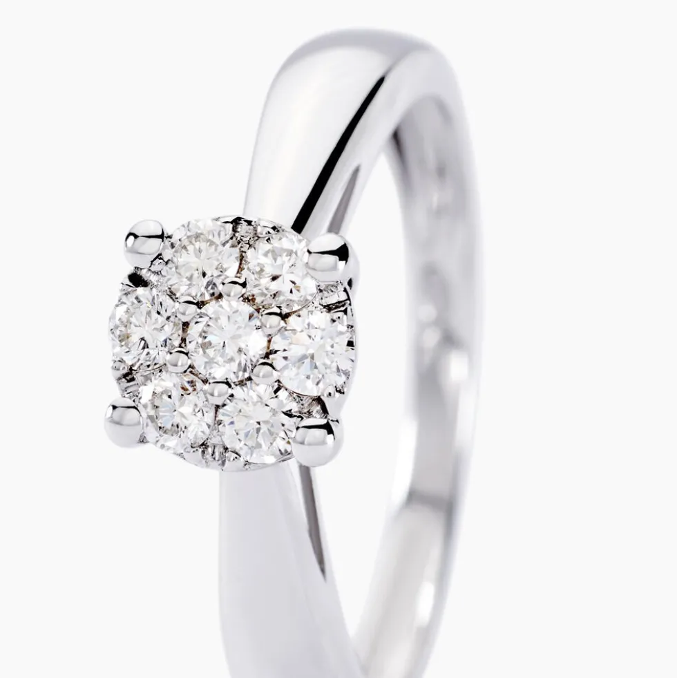 Bague Solitaire Artemis Or Blanc Diamant