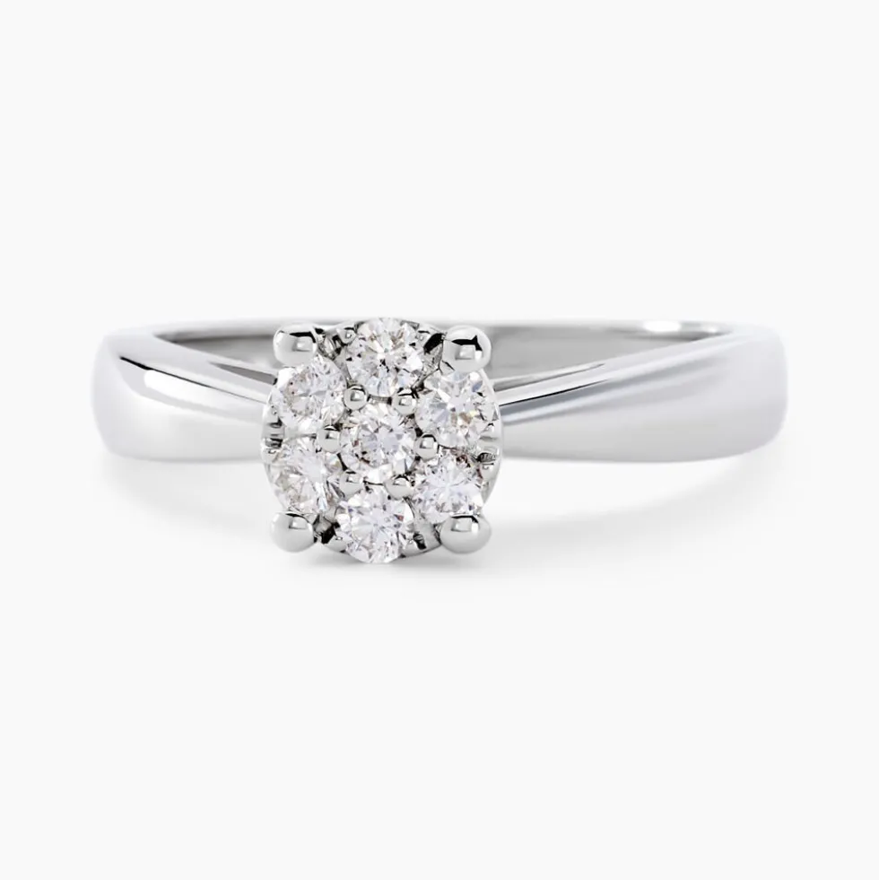 Bague Solitaire Artemis Or Blanc Diamant