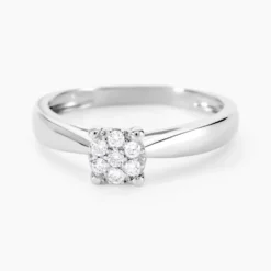 Bague Solitaire Artemis Or Blanc Diamant