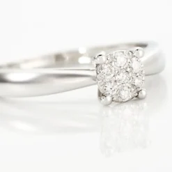 Bague Solitaire Artemis Or Blanc Diamant