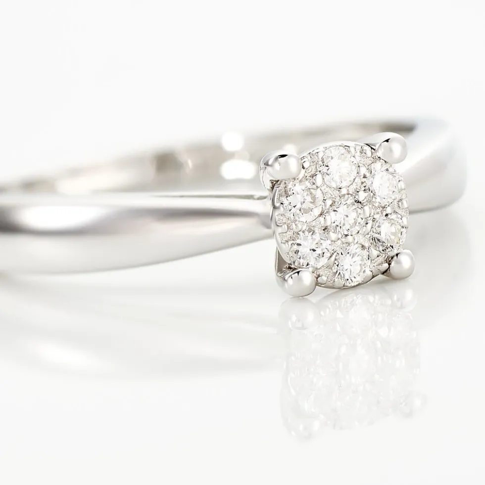 Bague Solitaire Artemis Or Blanc Diamant