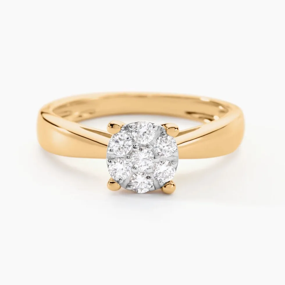 Bague Solitaire Artemis Or Jaune Diamant