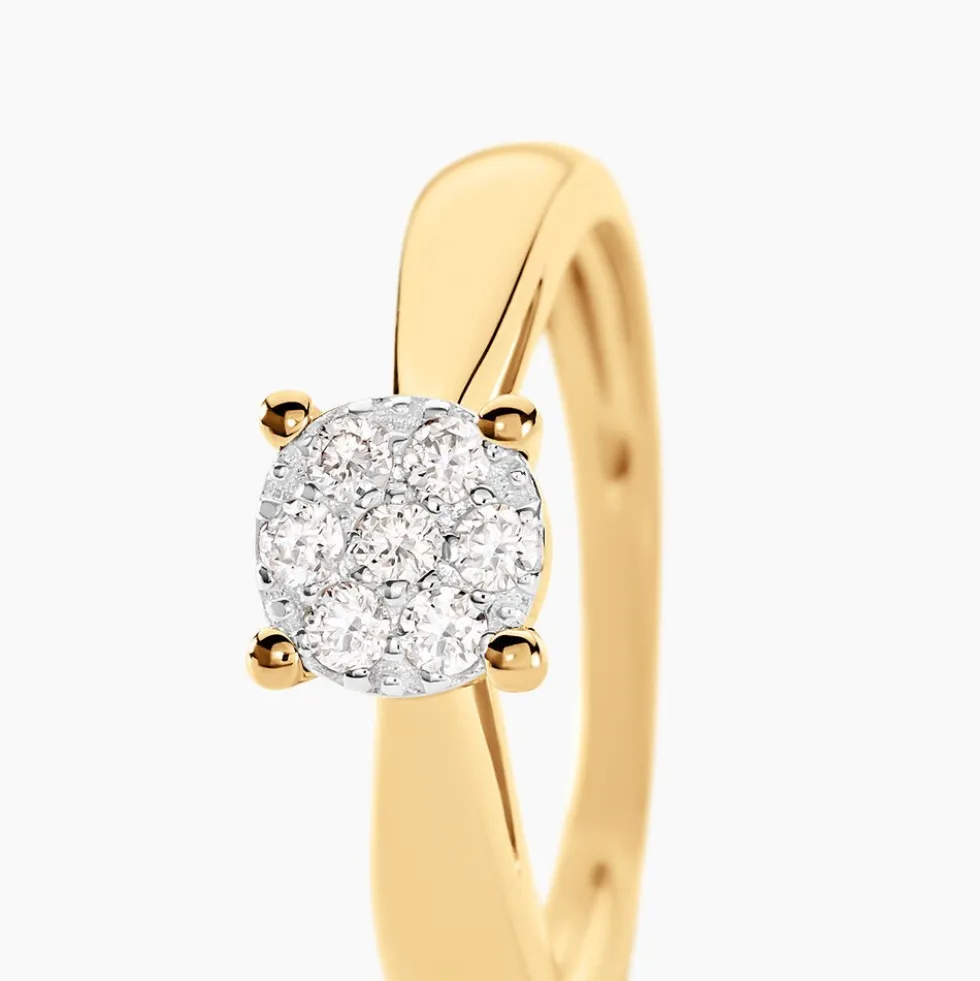 Bague Solitaire Artemis Or Jaune Diamant
