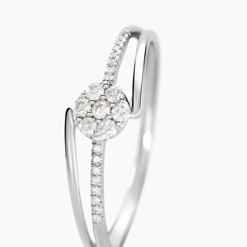 Bague Solitaire Atalante Or Blanc Diamant