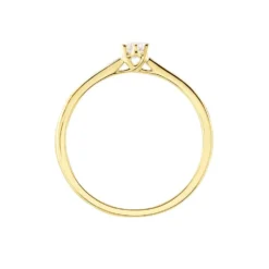 Bague Solitaire Athena Or Jaune Diamant