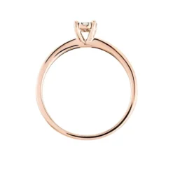 Bague Solitaire Dream Or Rose Diamant