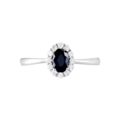 Bague Solitaire Eulalio Argent Blanc Oxyde De Zirconium