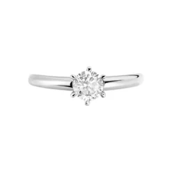 Bague Solitaire Guenolee Or Blanc Diamant