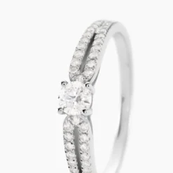 Bague Solitaire Katalina Or Blanc Diamant