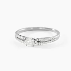 Bague Solitaire Katalina Or Blanc Diamant