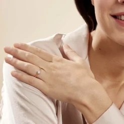 Bague Solitaire Lysia Or Jaune Diamant