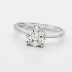 Bague Solitaire Or Blanc Dream Diamants
