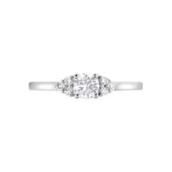 Bague Solitaire Or Blanc Neilina Diamants Synthétiques