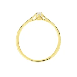 Bague Solitaire Or Jaune Solenia Diamant