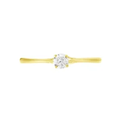 Bague Solitaire Or Jaune Solenia Diamant