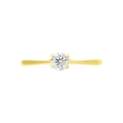 Bague Solitaire Or Jaune Solenia Diamant