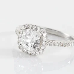 Bague Solitaire Rio Argent Blanc Oxyde De Zirconium