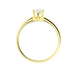 Bague Solitaire Ruken Or Jaune Diamant