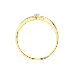 Bague Solitaire Sitan Or Jaune Diamant