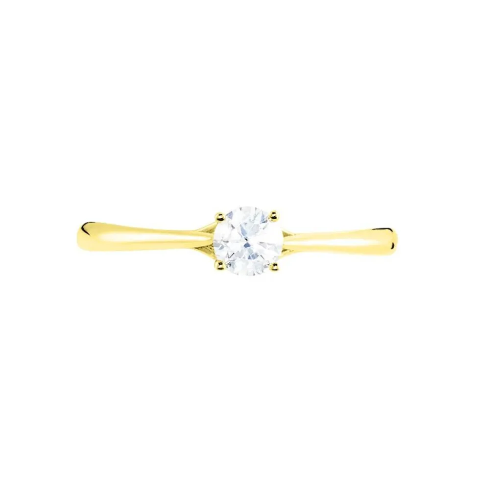 Bague Solitaire Solenia Or Jaune Diamant