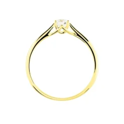 Bague Solitaire Solenia Or Jaune Diamant