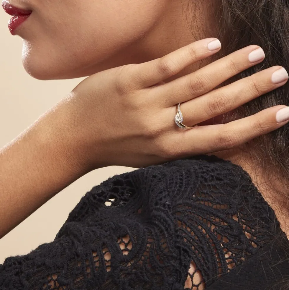 Bague Solitaire Vassilissa Or Jaune Diamant