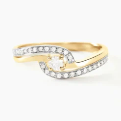 Bague Solitaire Vassilissa Or Jaune Diamant