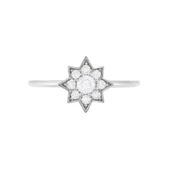 Bague Starla Argent Blanc Oxyde De Zirconium
