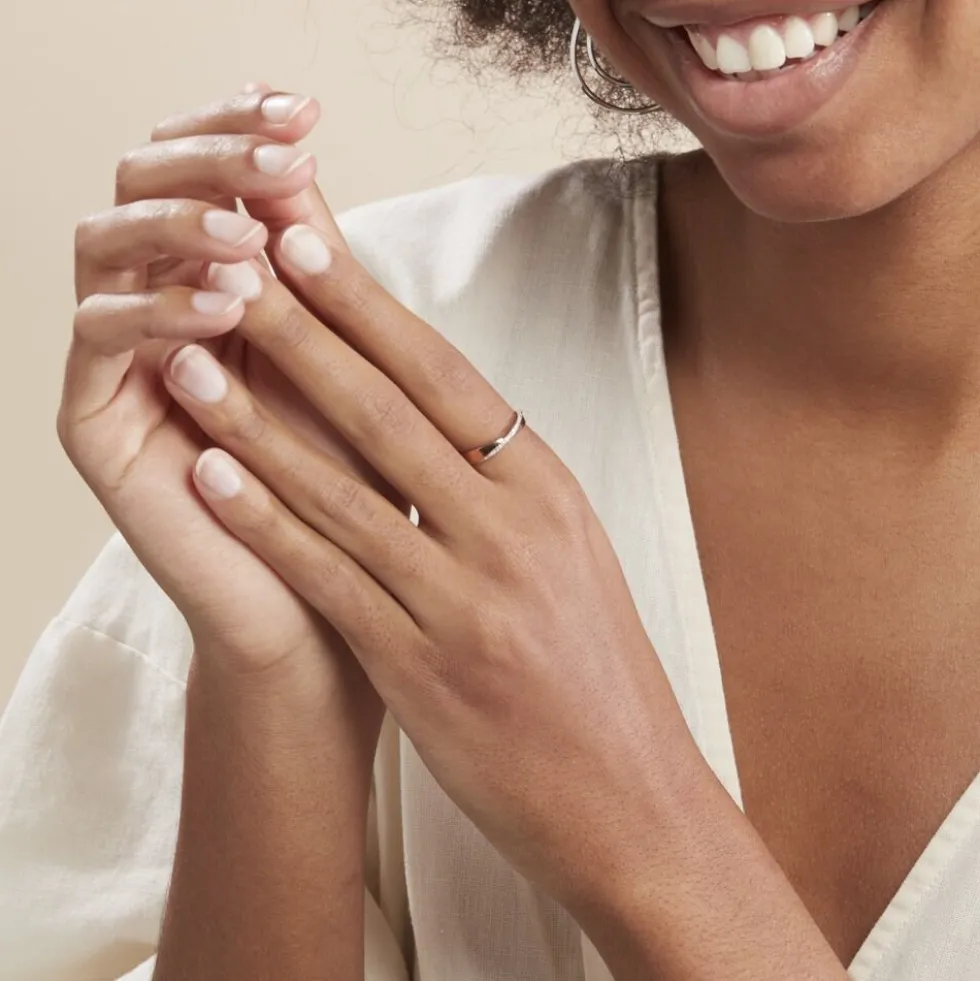 Bague Suzie Or Rose Diamant