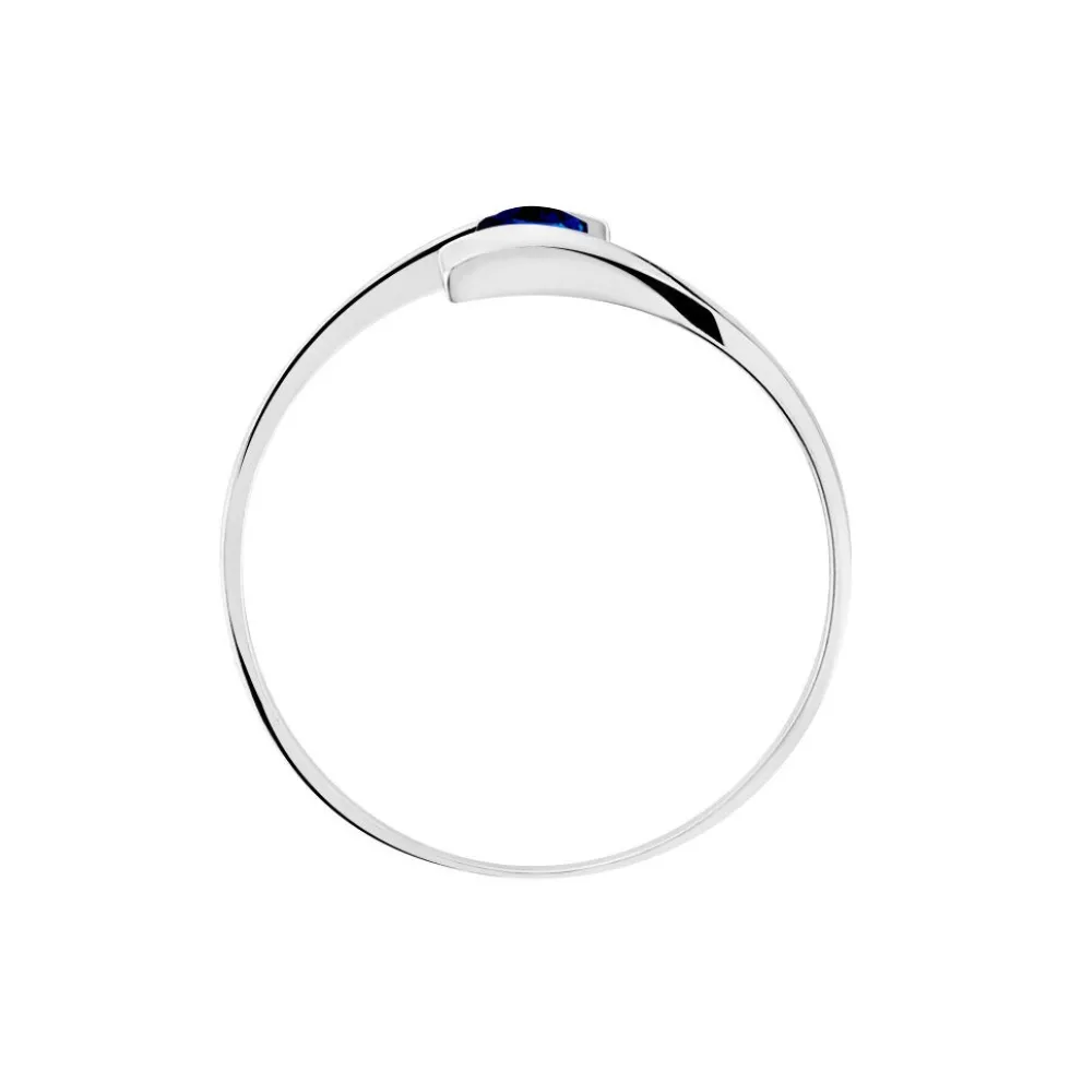 Bague Tamyra Or Blanc Saphir