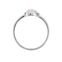 Bague Tao Argent Blanc Quartz