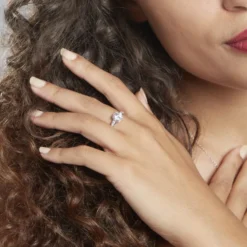 Bague Tatjana Or Jaune Oxyde De Zirconium
