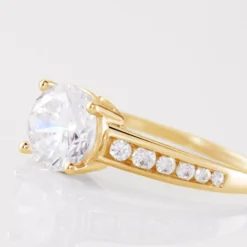 Bague Tatjana Or Jaune Oxyde De Zirconium