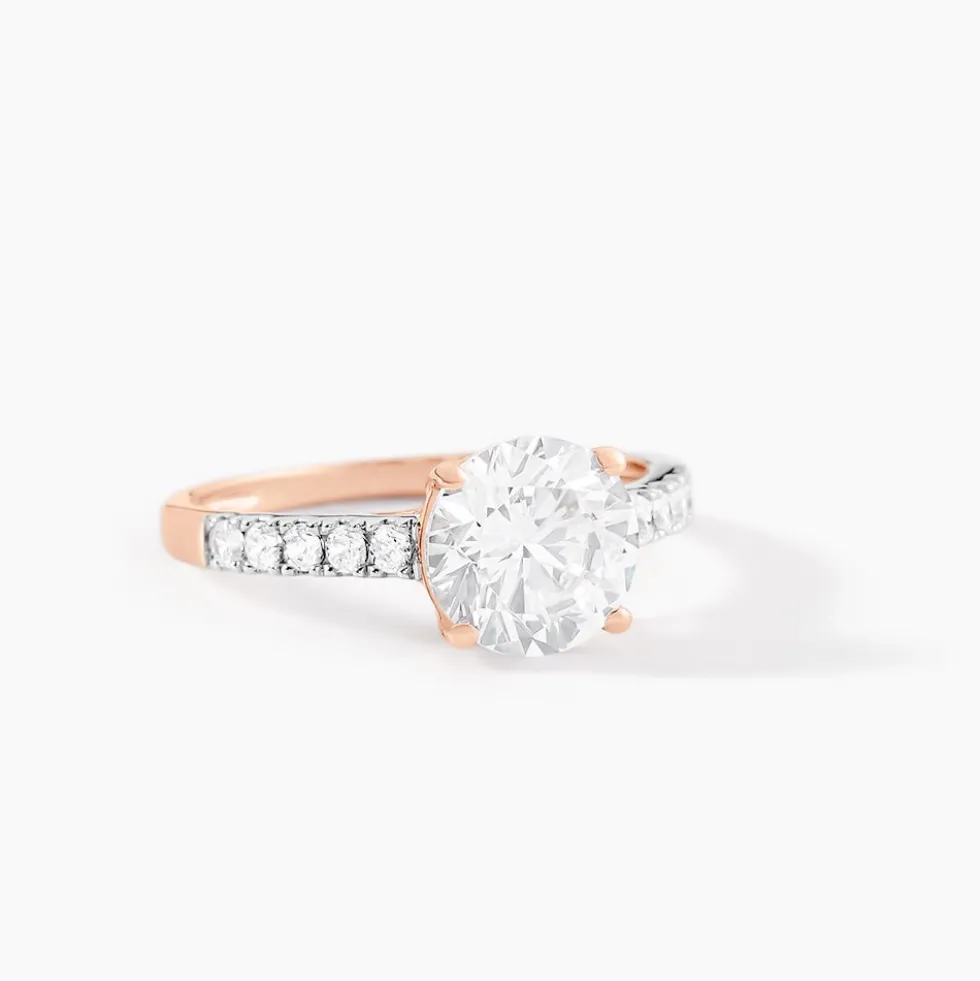 Bague Terese Or Rose Oxyde De Zirconium