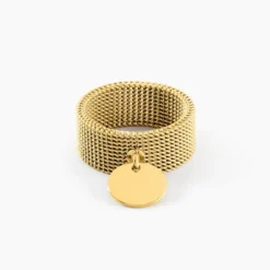 Bague Tijuana Acier Jaune