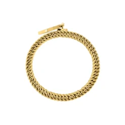 Bague Tijuana Acier Jaune