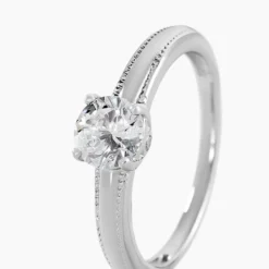Bague Tiphane Argent Blanc Oxyde De Zirconium