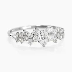 Bague Tokyo Or Blanc Oxyde De Zirconium
