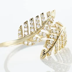 Bague Tourkia Or Jaune Oxyde De Zirconium