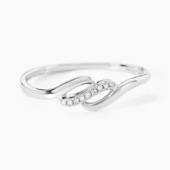 Bague Tylane Or Blanc Diamant Divers