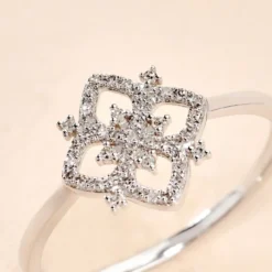 Bague Vasya Or Blanc Diamant