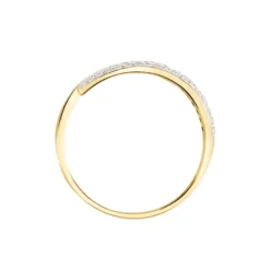Bague Vero Or Jaune Oxyde De Zirconium
