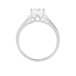 Bague Viky Argent Blanc Oxyde De Zirconium