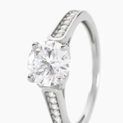 Bague Viky Argent Blanc Oxyde De Zirconium