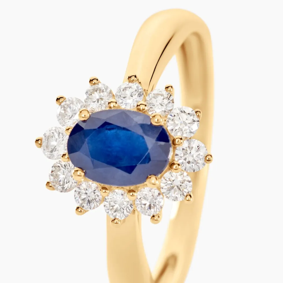 Bague Vladimir Or Jaune Saphir
