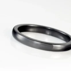 Bague Volta Ceramique Noir Céramique