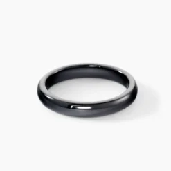 Bague Volta Ceramique Noir Céramique