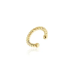 Bijou D'oreille Unitaire Jameela Plaqué Or Jaune