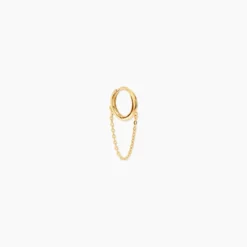 Bijou D'oreille Unitaire Or Jaune Brittani