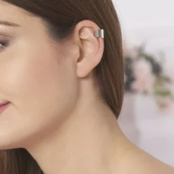 Bijou D'oreille Unitaire Tessa Argent Blanc